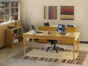 Luminary Collection Maple Table Desk Suite