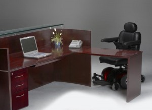 Reception Desk Handicapped Access