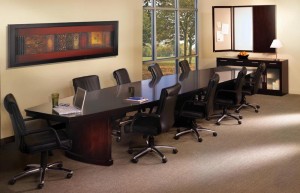 Boat Shaped Conference Table